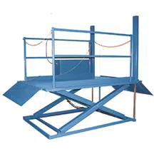 Equipamento de carga: scissor-lift